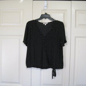 Pink Republic faux wrap dot sz XL